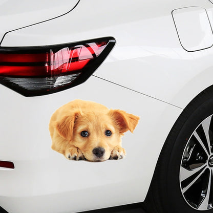 4 PCS Style 2 Small 3D Simulation Dog Car Stickers Rain-Proof Sunscreen Car Sticker Scratch Shaving Decoration Stickers - In Car by buy2fix | Online Shopping UK | buy2fix