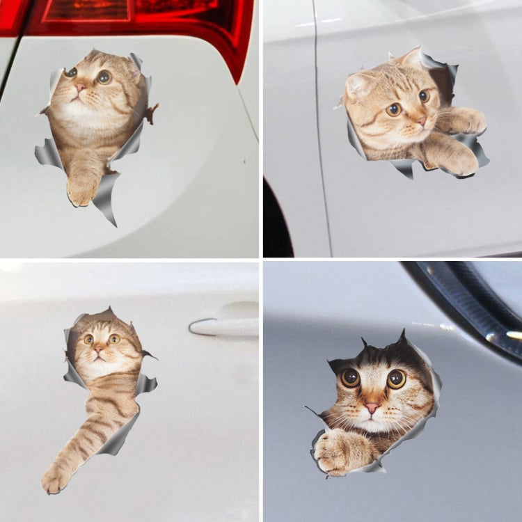 Style 1 Large 3D Stereo Cat Car Sticker Car Body Scratches And Occlusion Stickers - In Car by buy2fix | Online Shopping UK | buy2fix