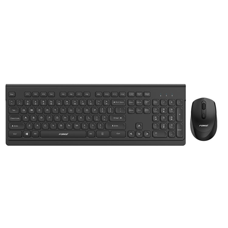 FOREV FV-W306 Wireless Keyboard and Mouse Set(Black) - Wireless Keyboard by FOREV | Online Shopping UK | buy2fix