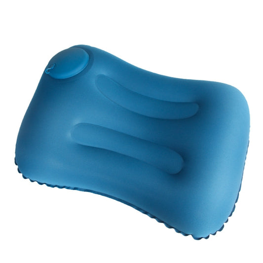 Travel Inflatable Press U-Shaped Neck Guard Pillow, Colour: Milk Silk U018-04（Blue） - Cushions & Pillows by buy2fix | Online Shopping UK | buy2fix