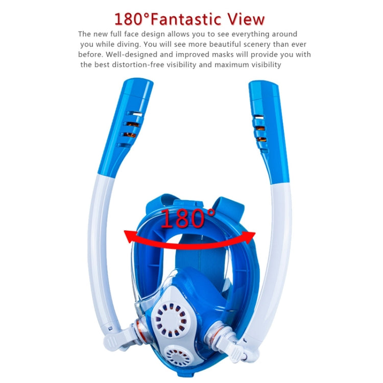 Kids Double Tube Full Dry Silicone Diving  Snorkeling Mask Swimming Glasses, Size: XS(White Yellow) - DJI & GoPro Accessories by buy2fix | Online Shopping UK | buy2fix