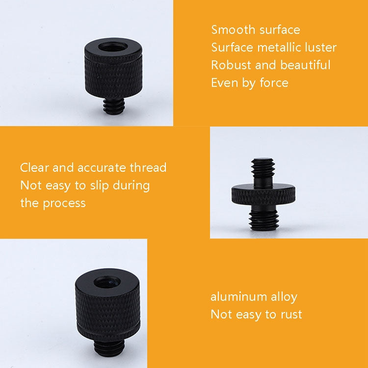 4 PCS Screw Adapter A20 1/4 Female to M6 Male  Screw - Camera Accessories by buy2fix | Online Shopping UK | buy2fix