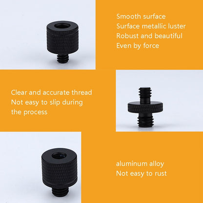 4 PCS Screw Adapter A32 M8 Female to 1/4 Male Screw - Camera Accessories by buy2fix | Online Shopping UK | buy2fix