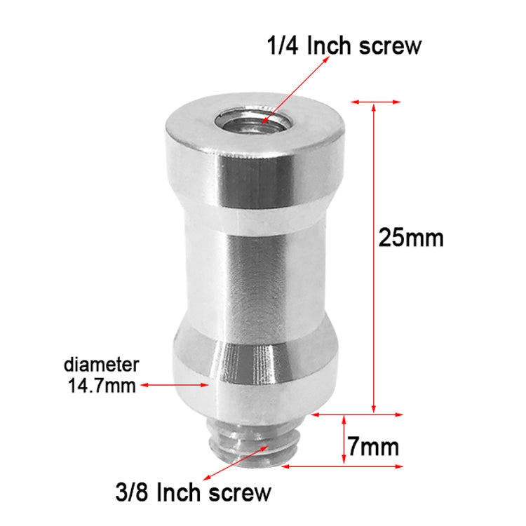 10 PCS Screw Adapter 1/4 Female to 3/8 Male Screw - Camera Accessories by buy2fix | Online Shopping UK | buy2fix