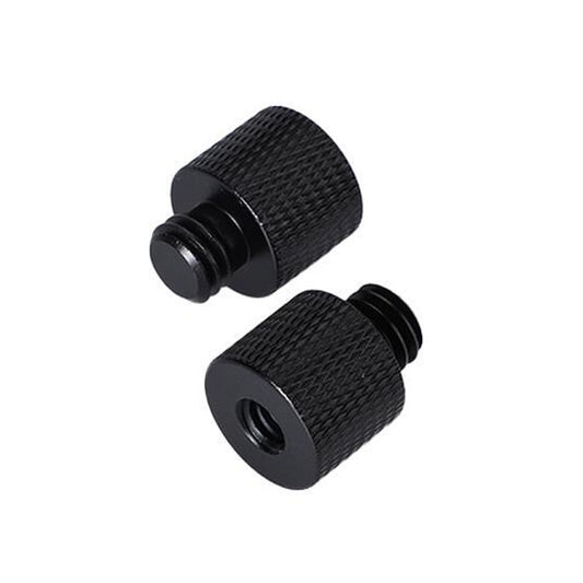 10 PCS Screw Adapter 1/4 Female to 3/8 Male Screw (Black) - Camera Accessories by buy2fix | Online Shopping UK | buy2fix
