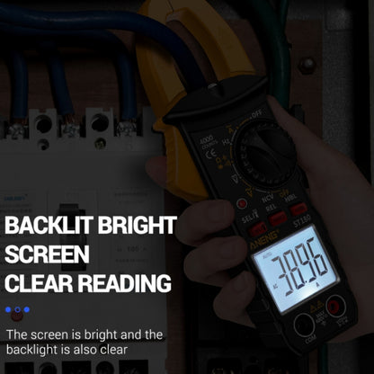 ANENG ST180 Digital Display Clamp AC & DC Intelligent Voltage Multimeter(Black) - Digital Multimeter by ANENG | Online Shopping UK | buy2fix