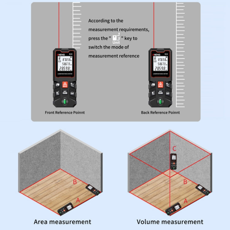 ANENG Handheld Infrared Rangefinder, Model: 100m Precision Version - Laser Rangefinder by ANENG | Online Shopping UK | buy2fix