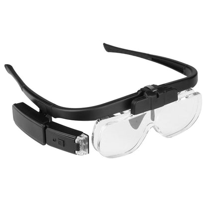 11642DC Multi-magnification Glasses-type Maintenance Rechargeable Magnifying Glass - Glasses Style by buy2fix | Online Shopping UK | buy2fix