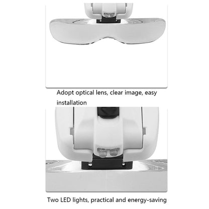 9892B2 1X / 1.5X / 2X / 2.5X / 3.5X Multifunctional Head Mounted Magnifier - Consumer Electronics by buy2fix | Online Shopping UK | buy2fix