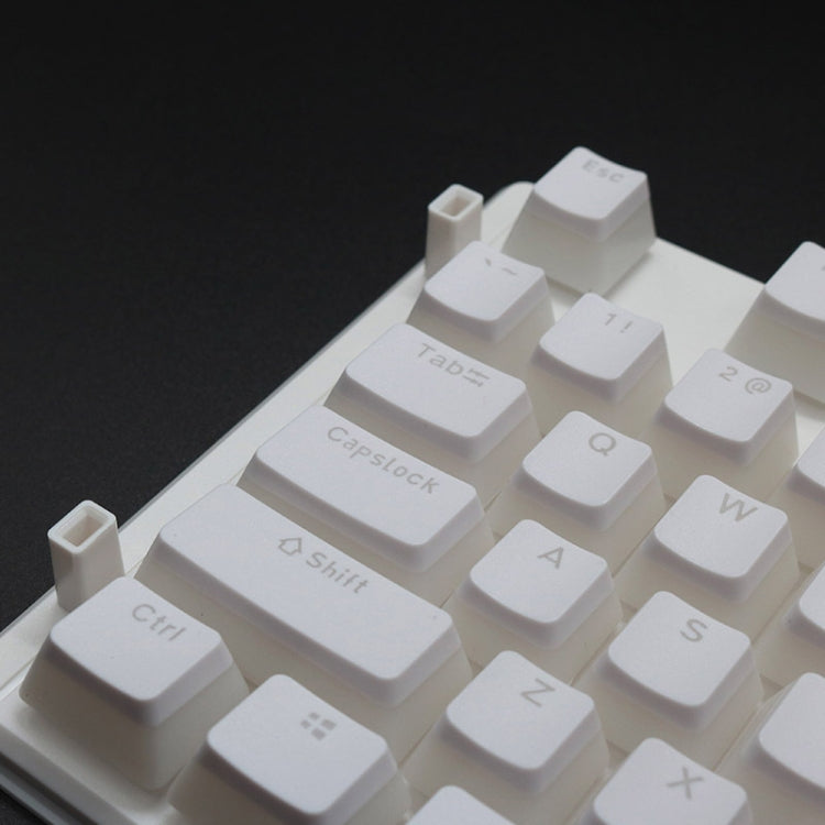 Pudding Double-layer Two-color 108-key Mechanical Translucent Keycap(Gray) - Silicone / Sticker by buy2fix | Online Shopping UK | buy2fix