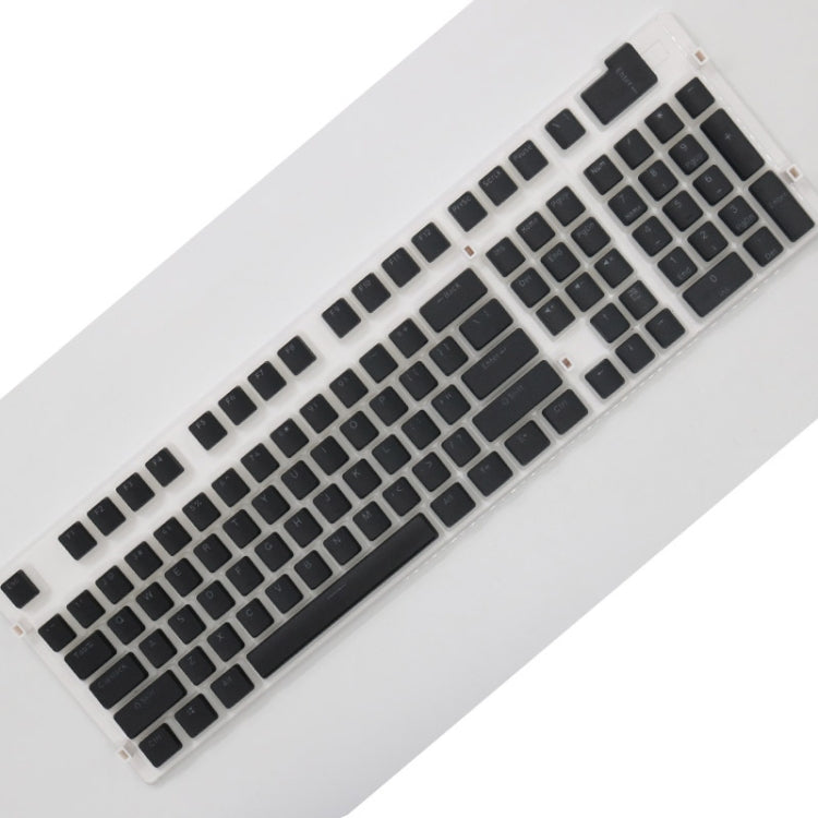 Pudding Double-layer Two-color 108-key Mechanical Translucent Keycap(Light Coffee) - Silicone / Sticker by buy2fix | Online Shopping UK | buy2fix