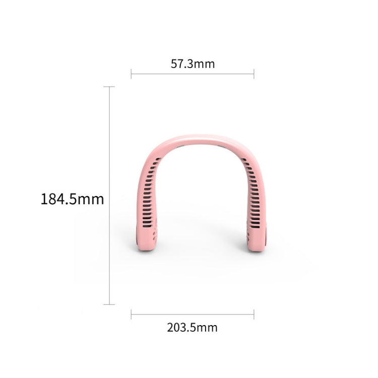 F2 USB Outdoor Portable Hanging Neck Fan(Pink) - Consumer Electronics by buy2fix | Online Shopping UK | buy2fix