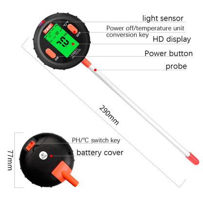 TASI Soil Test Instrument PH Test Pen Home PH Test Instrument, Specification: TA8672 - Consumer Electronics by TASI | Online Shopping UK | buy2fix