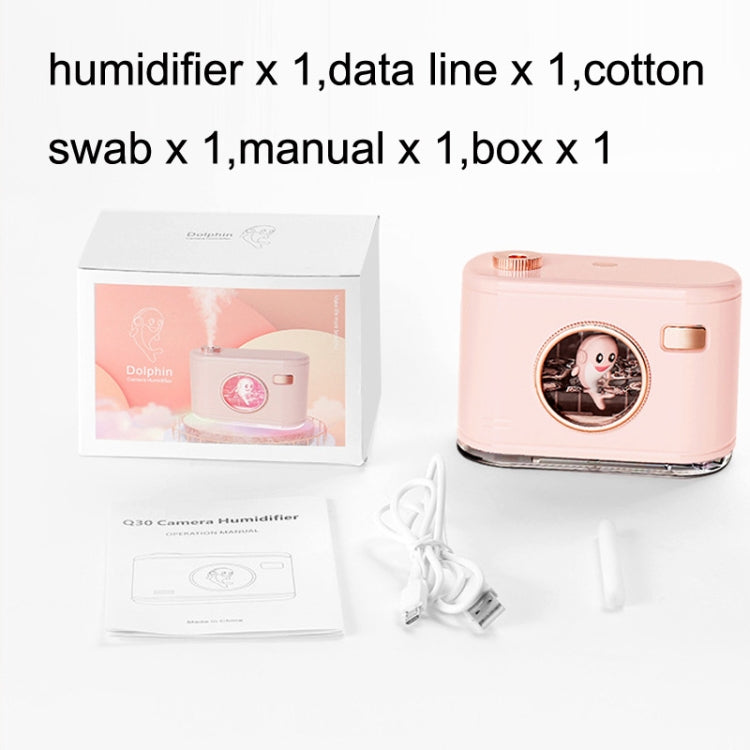 Q30 Desktop Mini Hydrating USB Dolphin Humidifier, Style: Plug-in Version (Dark Night Green) - Home & Garden by buy2fix | Online Shopping UK | buy2fix