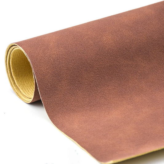 2 PCS 50 x 68cm Thickened Waterproof Non-reflective Matte Leather Photo Background Cloth(Brown) - Camera Accessories by buy2fix | Online Shopping UK | buy2fix