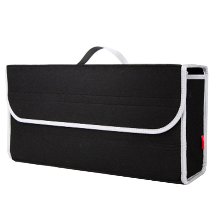 2 PCS Car Trunk Felt Folding Storage Box Car Finishing Box(Black Large) - In Car by buy2fix | Online Shopping UK | buy2fix