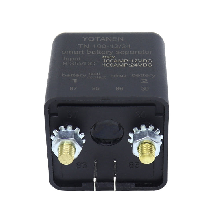 YQTANEN Small Volume Wide Voltage Dual Battery Isolator, Current: 100A - In Car by buy2fix | Online Shopping UK | buy2fix