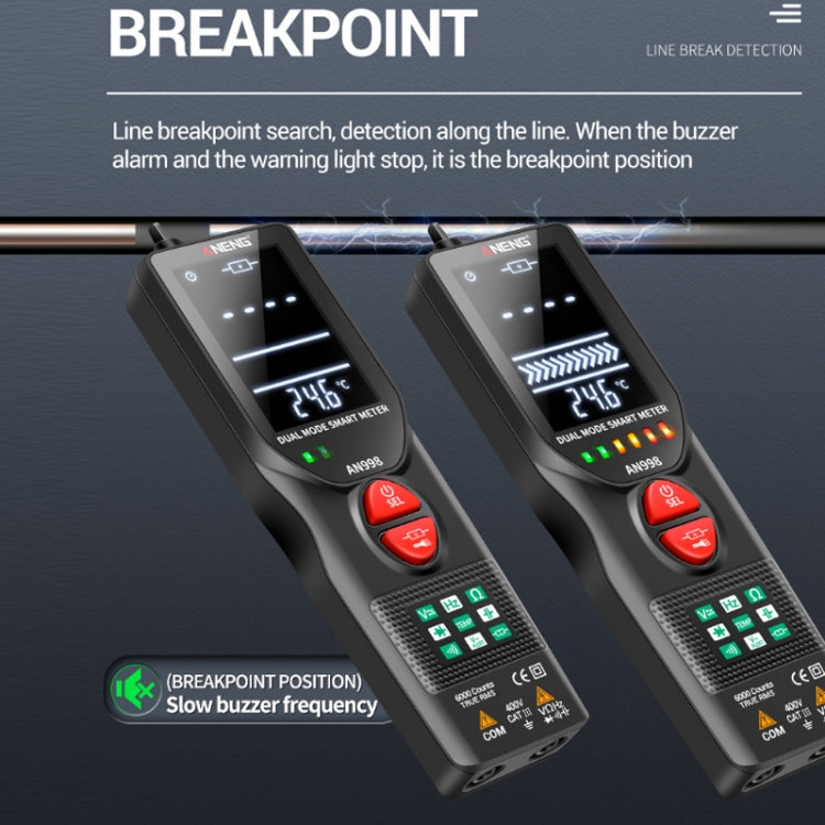 ANENG AN998 Smart Dual Mode Line Detection Induction Pen Multimeter - Digital Multimeter by ANENG | Online Shopping UK | buy2fix