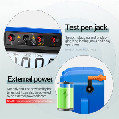 ANENG MH10 Digital High Precision Insulation Resistance Tester(Orange) - Battery & Resistance Tester by ANENG | Online Shopping UK | buy2fix