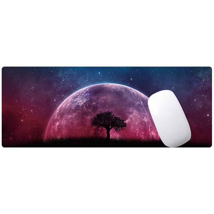 300x800x5mm Locked Large Desk Mouse Pad(2 Lotus) - Mouse Pads by buy2fix | Online Shopping UK | buy2fix