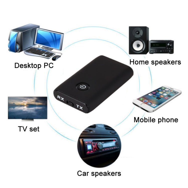 B109S Bluetooth 5.0 Transmitter Receiver Suitable For 3.5MM Computer/TV/Speaker - Apple Accessories by buy2fix | Online Shopping UK | buy2fix