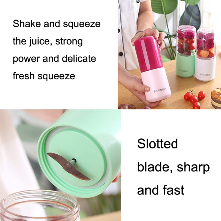 YAXINDA Mini Juicer Portable Home Dormitory USB Fruit And Vegetable Machine(Light Green) - Home & Garden by buy2fix | Online Shopping UK | buy2fix