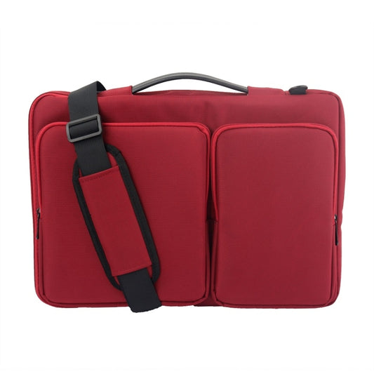 Nylon Waterproof Laptop Bag With Luggage Trolley Strap, Size: 15-15.6 inch(Red) - 15 inch by buy2fix | Online Shopping UK | buy2fix