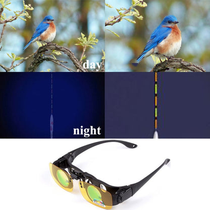 8x Fishing Binoculars Zoomable Telescope Glasses ,Style: Telescope+Three-color Clip - Binoculars by buy2fix | Online Shopping UK | buy2fix