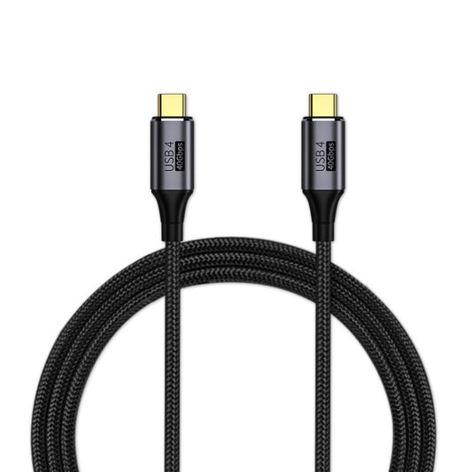 PD 100W Type-C to Type-C Fast Charging Nylon Braided Cable, Model: 1 m -  by buy2fix | Online Shopping UK | buy2fix