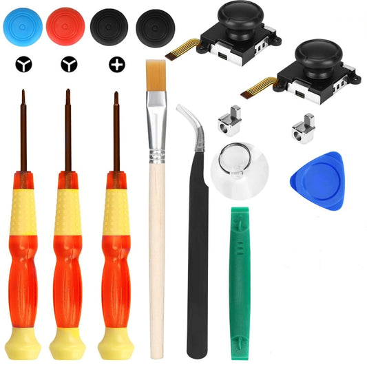 Joy-Con 3D Joystick Repair Screwdriver Set Gamepads Disassembly Tool For Nintendo Switch, Series: 17 In 1 - Repair & Spare Parts by buy2fix | Online Shopping UK | buy2fix
