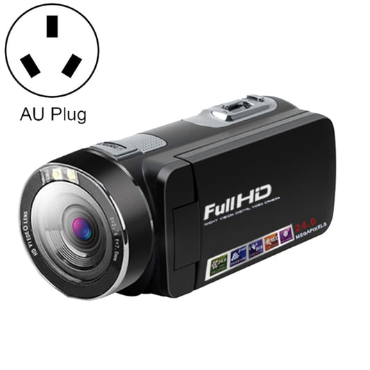 1080P 24MP Foldable Digital Camera, Style: AU Plug - Consumer Electronics by buy2fix | Online Shopping UK | buy2fix