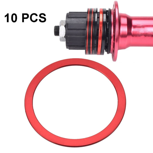 10 PCS FMFXTR Bicycle BB Middle Shaft Flying Wheel Cushion, Thickness: 1mm (Red) - Outdoor & Sports by FMFXTR | Online Shopping UK | buy2fix