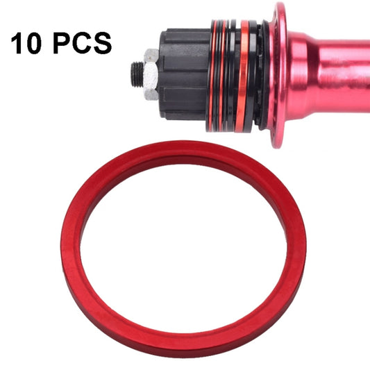 10 PCS FMFXTR Bicycle BB Middle Shaft Flying Wheel Cushion, Thickness: 2.5mm (Red) - Outdoor & Sports by FMFXTR | Online Shopping UK | buy2fix