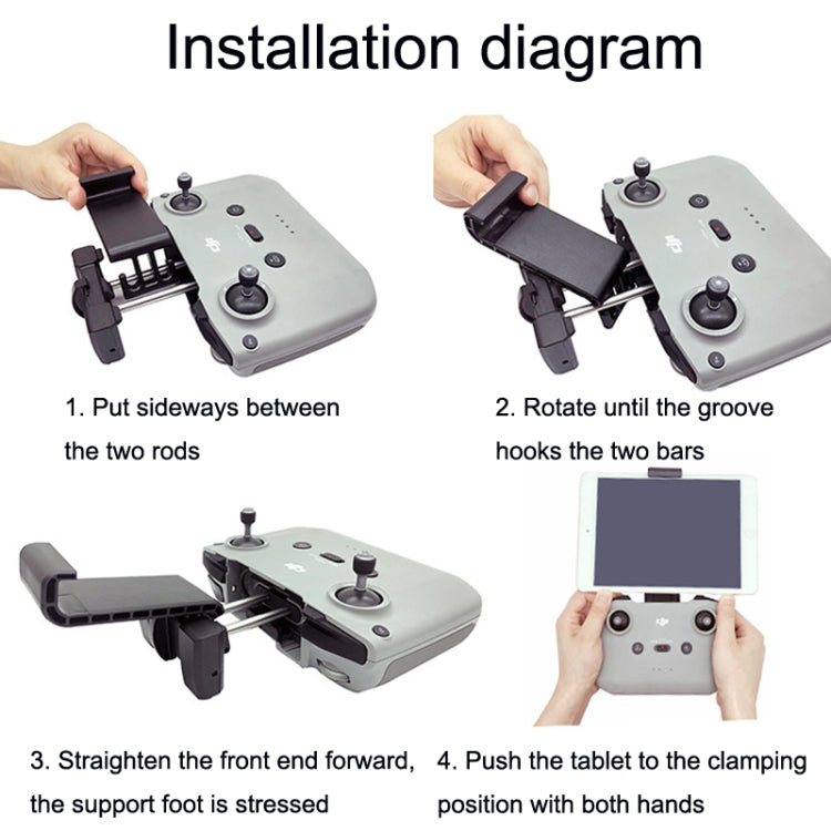 Remote Control Tablet Extension Bracket For DJI Mavic 3 / Air 2 / Air 2S / Mini 2, Style: Large - DJI & GoPro Accessories by buy2fix | Online Shopping UK | buy2fix