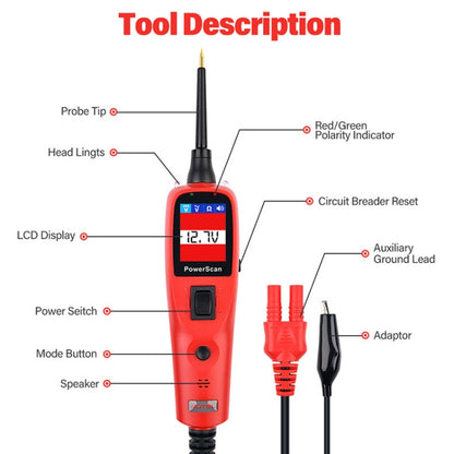 AUTEL PS100  Automotive Circuit Tester Automotive System Diagnostic Tool - Electronic Test by AUTEL | Online Shopping UK | buy2fix