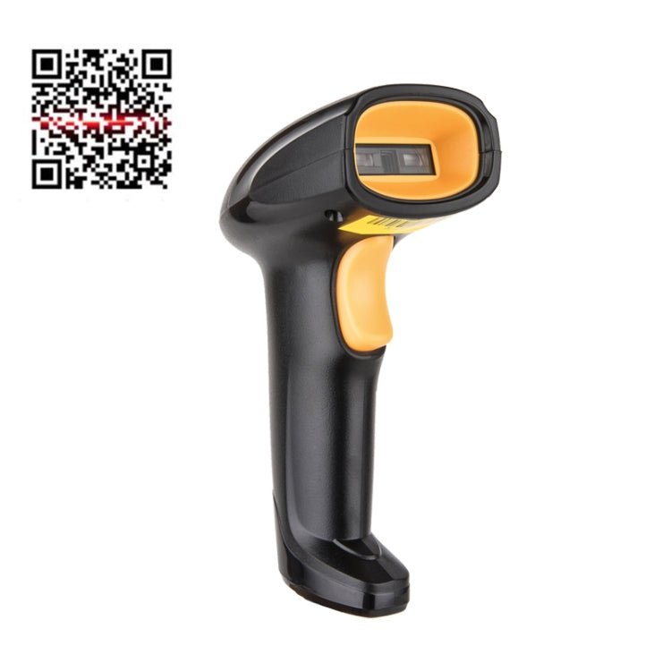 EVAWGIB Handheld USB Barcode Laser Scanner, Model: DL-X208 2D Wired - Barcode Scanner by EVAWGIB | Online Shopping UK | buy2fix