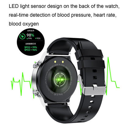 ME88 1.32 Inch Heart Rate Sleep Monitoring Smart Watch(Black Silicone) - Smart Wear by buy2fix | Online Shopping UK | buy2fix