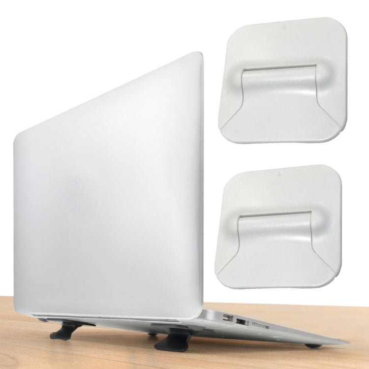 Portable Folding Notebook Computer ABS Bracket(White) - Computer & Networking by buy2fix | Online Shopping UK | buy2fix