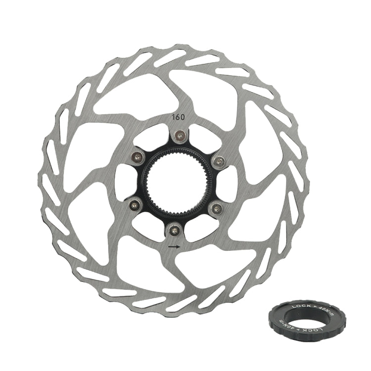 RACEWORK RS6 Mountain Bike Mid-lock Discs, Diameter: 160mm - Bicycle Brake Parts by RACEWORK | Online Shopping UK | buy2fix