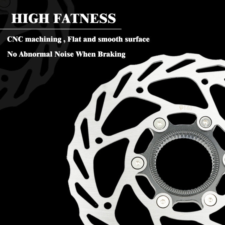 RACEWORK RS6 Mountain Bike Mid-lock Discs, Diameter: 160mm - Bicycle Brake Parts by RACEWORK | Online Shopping UK | buy2fix