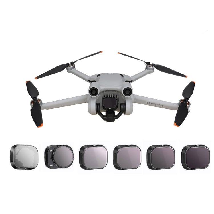 RCSTQ Aluminum Alloy Adjustable Filter Accessories for DJI Mini 3 Pro,Style: ND8 - DJI & GoPro Accessories by RCSTQ | Online Shopping UK | buy2fix