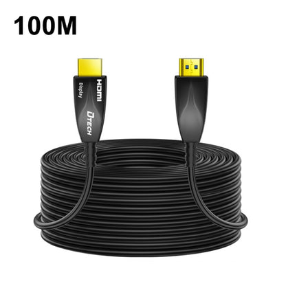 DTECH HDMI 2.0 Version Fiber Optical Line 4K 60Hz Large Screen TV Engineering Wiring, Length: 100m - Cable by DTECH | Online Shopping UK | buy2fix