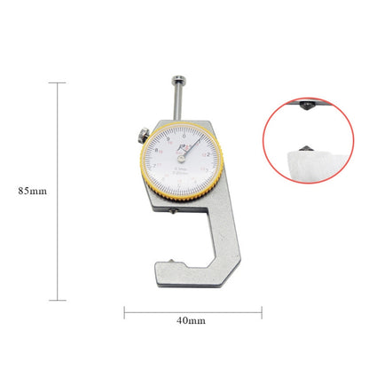 CHIXI Handheld Thickness Gauge Paper Thickness Gauge, Specification: Mid-range 0-20mm Pointed Head - Consumer Electronics by buy2fix | Online Shopping UK | buy2fix