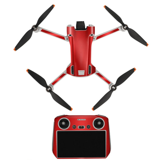 Sunnylife Drone+Remote Control Protective Sticker For DJI Mini 3 Pro RC Version(Aurora Red) - DJI & GoPro Accessories by Sunnylife | Online Shopping UK | buy2fix