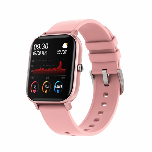 P8 1.4 Inch Heart Rate Blood Pressure Monitoring Smart Watch, Color: Pink - Smart Wear by buy2fix | Online Shopping UK | buy2fix