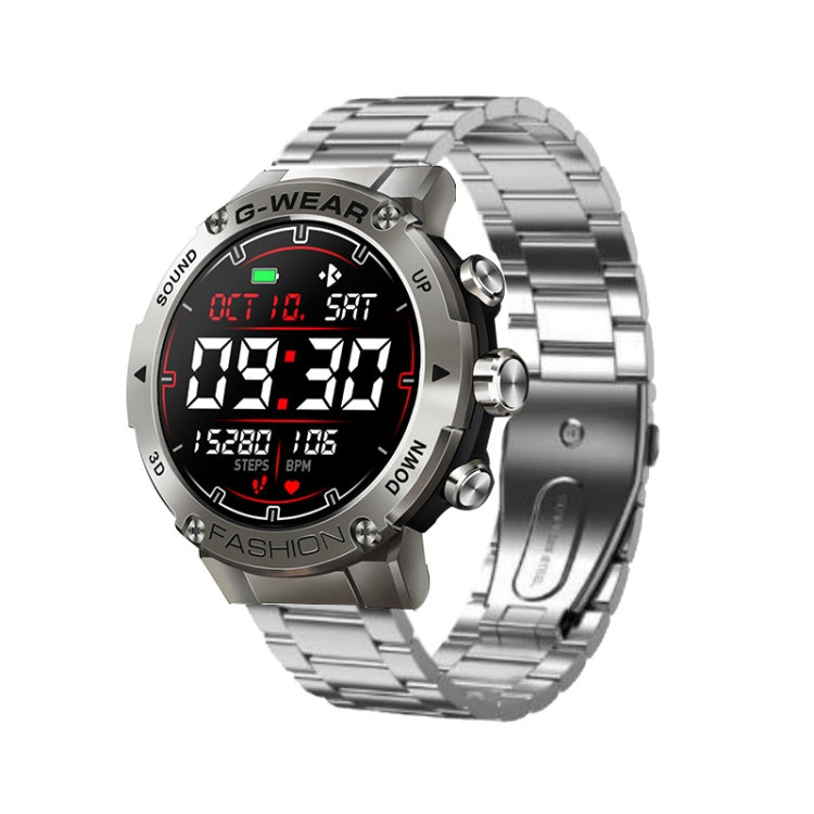 K28H 1.32 Inch Heart Rate/Blood Pressure/Blood Oxygen Monitoring Watch, Color: Silver Three - Smart Wear by buy2fix | Online Shopping UK | buy2fix