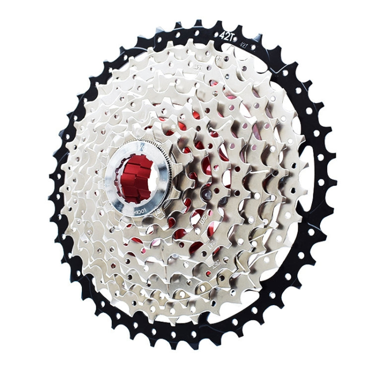 VG Sports Split Mountain Bike Lightweight Cassette Flywheel, Style: 9 Speed 42T (Silver) - Bicycle Chains & Rounds by VG Sports | Online Shopping UK | buy2fix