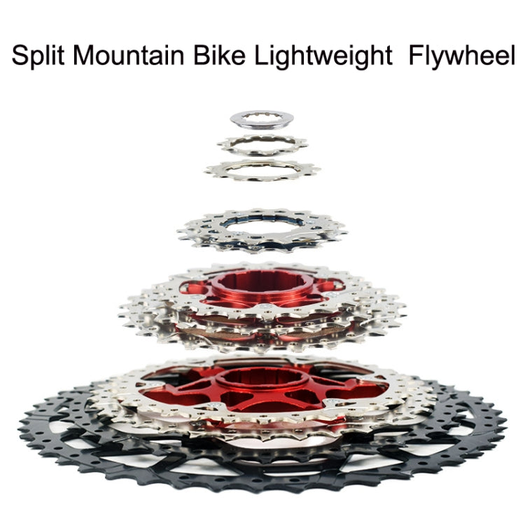 VG Sports Split Mountain Bike Lightweight Cassette Flywheel, Style: 9 Speed 42T (Black) - Outdoor & Sports by VG Sports | Online Shopping UK | buy2fix