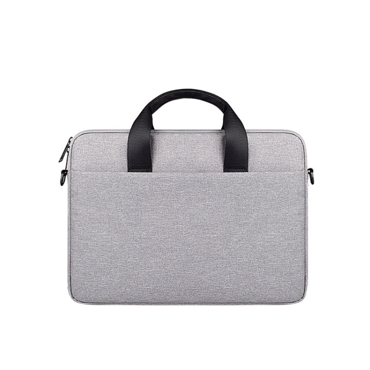 ST09 Portable Single-shoulder Laptop Bag, Size: 15.6 inches(Grey) - 15.6 - 17 inch by buy2fix | Online Shopping UK | buy2fix