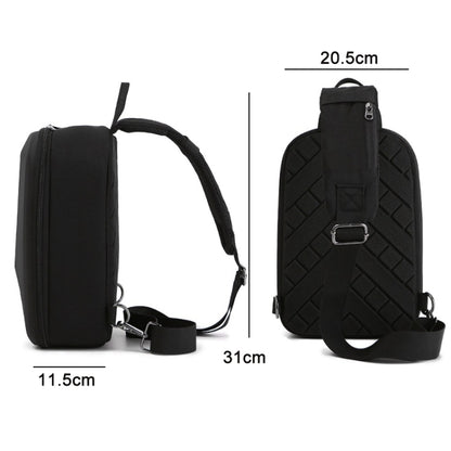 Storage Bag Messenger Bag Chest Bag For DJI Mini 3 Pro(Black) - DJI & GoPro Accessories by buy2fix | Online Shopping UK | buy2fix